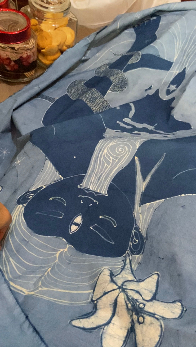 Indigo Gaia Tapestry