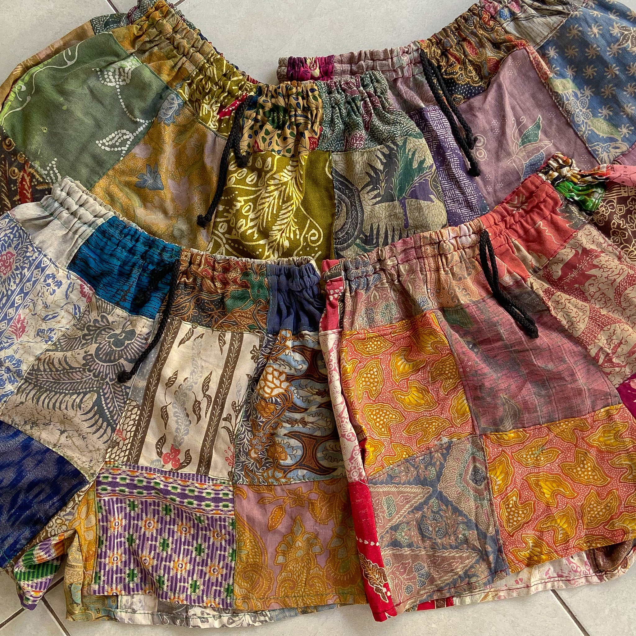 Patchwork Shorts