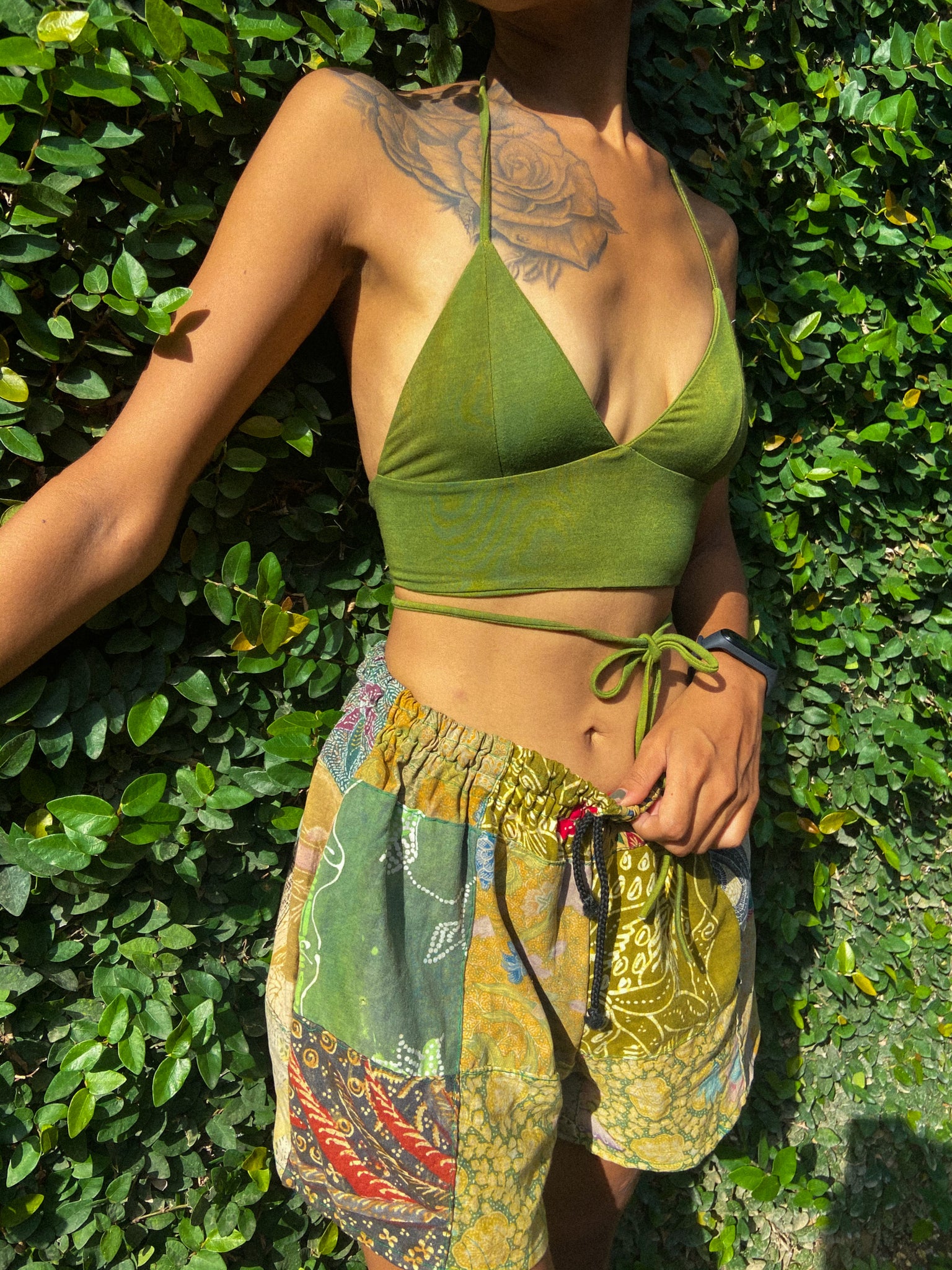 Patchwork Shorts