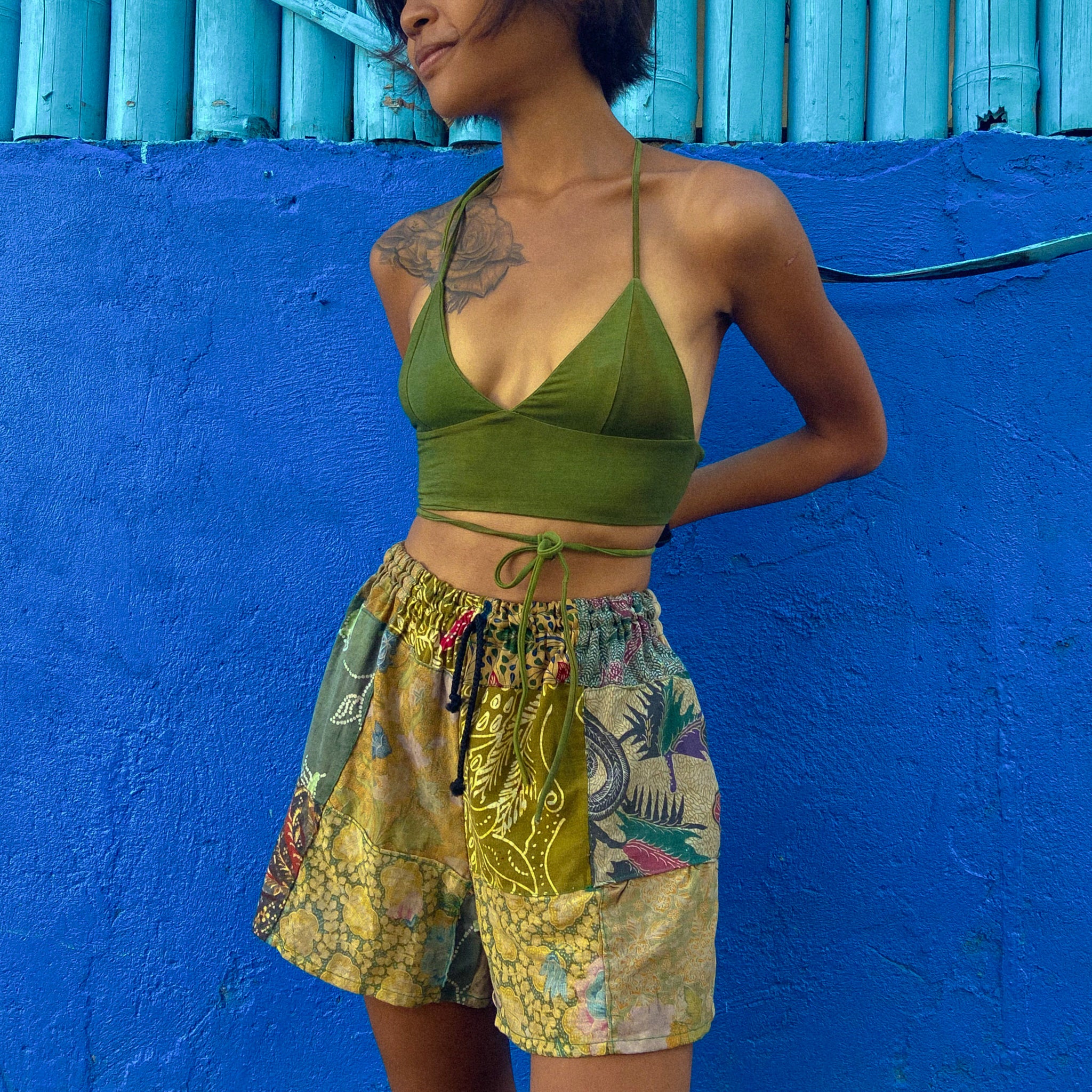 Patchwork Shorts