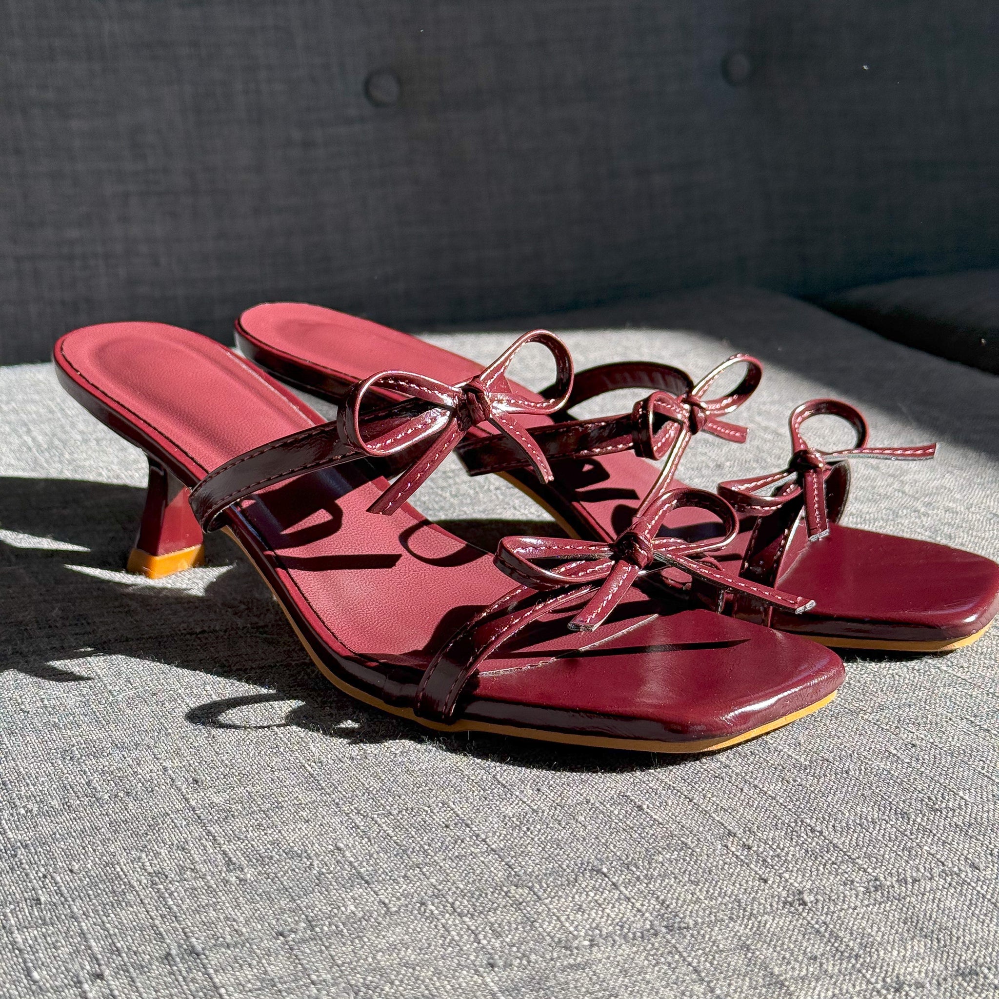 Bow Kitten Heels